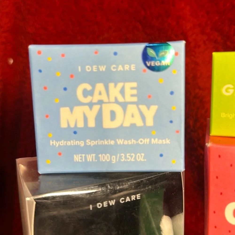 I DEW CARE Skincare Set w/Bonus: I DEW CARE Black Cat Headband, NIB